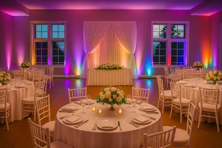 Highlights LED Uplights mieten in Hof