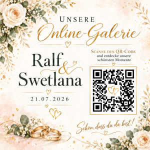 elegante online hochzeitsgalerie in gold